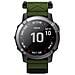 Cinturino Per Orologio 22 Mm Per Garmin Fenix 5/6/7 Forerunner Approach Nylon Green - Foto miniatura 6
