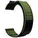 Cinturino Per Orologio 22 Mm Per Garmin Fenix 5/6/7 Forerunner Approach Nylon Green - Foto miniatura 1