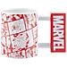 Tazza Marvel Con Manico Logo E Sfondo A Fumetti / Logo Shaped Mug - Paladone Products - Foto miniatura 2
