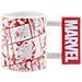 Tazza Marvel Con Manico Logo E Sfondo A Fumetti / Logo Shaped Mug - Paladone Products - Foto miniatura 1