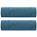 Cuscini Decorativi 2 Pz Blu 15x50 Cm In Velluto - Foto miniatura 2