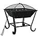 Braciere Con Attizzatoio 50 Cm Xxl In Acciaio - Foto miniatura 2