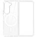 Cover Magsafe Per Samsung Galaxy Z Fold5 Rigida Serie Crystal Mag Trasparente - Foto miniatura 1