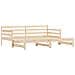 Divano Letto Con Letto Estraibile 80x200cm Legno Massello Pino - Foto miniatura 3