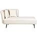 Chaise Longue Versione Sinistra Riom Tessuto Bianco - Foto miniatura 2
