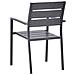 Set Da Giardino Alluminio Nero 6 Posti Vernio - Foto miniatura 8