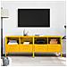 Mobili Tv 2 Pz Giallo Senape 68x39x50,5 Cm In Acciaio - Foto miniatura 3