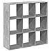 Libreria Divisorio Grigio Cemento 102x29x103,5 Cm In Truciolato - Foto miniatura 2