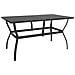 Tavolo Da Giardino Antracite 140x80x72 Cm In Acciaio - Foto miniatura 2