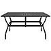 Tavolo Da Giardino Antracite 140x80x72 Cm In Acciaio - Foto miniatura 1