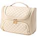 Borsa Da Toilette Di Grande Capacità Per Donna, Borsa Da Viaggio Per Cosmetici White - Foto miniatura 1