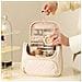 Borsa Da Toilette Di Grande Capacità Per Donna, Borsa Da Viaggio Per Cosmetici White - Foto miniatura 2