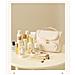 Borsa Da Toilette Di Grande Capacità Per Donna, Borsa Da Viaggio Per Cosmetici White - Foto miniatura 3