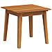 Tavolino laterale 45x45x40 cm in legno massello di acacia - Foto miniatura 5