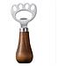 Apribottiglie Verticale In Legno Di Acacia A Forma Di Zampa Di Gatto: Design Creativo E Robusto Silver - Foto miniatura 1