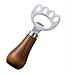 Apribottiglie Verticale In Legno Di Acacia A Forma Di Zampa Di Gatto: Design Creativo E Robusto Silver - Foto miniatura 2