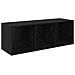 Set mobile TV 2 pcs Rovere nero 107 x 35 x 37 cm - Foto miniatura 5