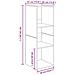 Set mobile TV 2 pcs Rovere nero 107 x 35 x 37 cm - Foto miniatura 9
