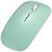 Tastiera Bluetooth Con Tasti Rotondi E Touchpad + Combo Mouse Bluetooth, Compatibile Con Ipad, Android E Altro Green - Foto miniatura 2