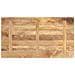 Piano per Tavolo 110x50x2,5cm Rettangolare Legno Massello Mango - Foto miniatura 5