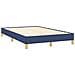 Giroletto a Molle con Materasso Blu 120x190 cm in Tessuto - Foto miniatura 4