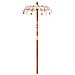 Parasol Balinese 260 Crema 95-100 cm Cotone e legno massello - Foto miniatura 4