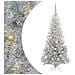 Albero di Natale con 300 LED con supporto Argento 180 cm PET - Foto miniatura 1