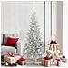 Albero di Natale con 300 LED con supporto Argento 180 cm PET - Foto miniatura 2