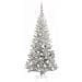 Albero di Natale con 300 LED con supporto Argento 180 cm PET - Foto miniatura 3