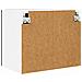 Armadio pensile Riga 2 pcs Rovere Nero e Bianco 50 x 31 x 40 cm - Foto miniatura 9