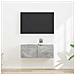 Mobile TV da parete 2 pcs Calcestruzzo 60 x 31 x 29.5 cm - Foto miniatura 2