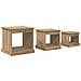 Tavolino da salotto 3 pcs Rovere artigianale Legno multistrato - Foto miniatura 1