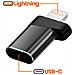 Adattatore Otg Da Usb-c A Lightning Velocità 480mbps, Nero - Foto miniatura 2