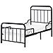 Letto Per Bambini Allungabile Metallo Anais 90 X 200 Cm Nero - Foto miniatura 3