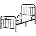 Letto Per Bambini Allungabile Metallo Anais 90 X 200 Cm Nero - Foto miniatura 4