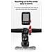 Supporto Estensione Per Computer Da Bici In Lega Di Alluminio - Compatibile Con Garmin, Bryton E Cateye Black - Foto miniatura 5