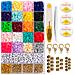 Set per creare braccialetti con perline, creativo, per bambini, grande, 4678 pezzi - Foto miniatura 1