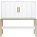 Credenza 2 Ante Legno E Metallo 100x40x100h Cm - Foto miniatura 2