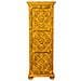 Armadio In Legno Fatto A Mano Giallo 53x40x149h - Foto miniatura 4