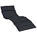 Cuscino per Lounger Sole Nero 178 x 60 x 4 cm Tessuto Oxford - Foto miniatura 2