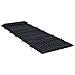 Cuscino per Lounger Sole Nero 178 x 60 x 4 cm Tessuto Oxford - Foto miniatura 3