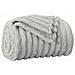 Coperte da Pile 6 pcs Grigio 240 x 220 cm Panno - Foto miniatura 4