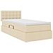Letto con contenitore e materasso Crema 90 x 190 cm - Foto miniatura 5
