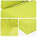 Cuscino per divano da esterno 3 pcs Verde Poliestere - Foto miniatura 8