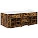 Struttura Letto Loft con Mobile 3 pz Rovere Fumo - Foto miniatura 1