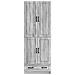 Set di armadi 2 pcs Sonoma grigio Legno ingegnerizzato - Foto miniatura 4