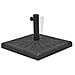 Base Per Parasole Quadrata In Resina Nera 12 Kg - Foto miniatura 2