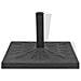 Base Per Parasole Quadrata In Resina Nera 12 Kg - Foto miniatura 8