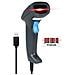 vers Hamlet Hbcs1d10u Lettore Di Codici A Barre 1d Laser Nero Handheld Bar Code Reader - Foto miniatura 1