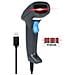 vers Hamlet Hbcs1d10u Lettore Di Codici A Barre 1d Laser Nero Handheld Bar Code Reader - Foto miniatura 9